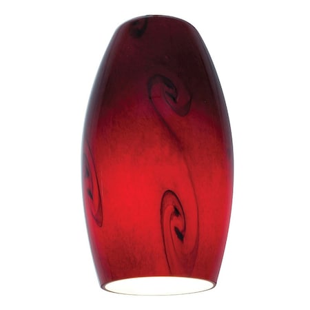 ACCESS LIGHTING Merlot, Pendant Glass Shade, Red Sky Glass 23111-RUSKY